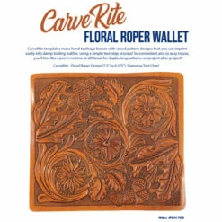 CarveRite - Floral Roper Wallet