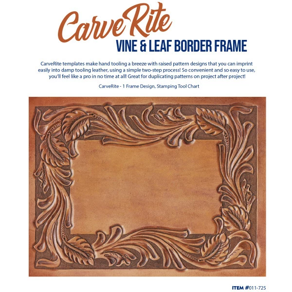CarveRite - Vine & Leaf Border Frame 1 CarveRite - Vine & Leaf Border Frame