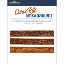 SLC CarveRite - Lotus And Scroll Belt