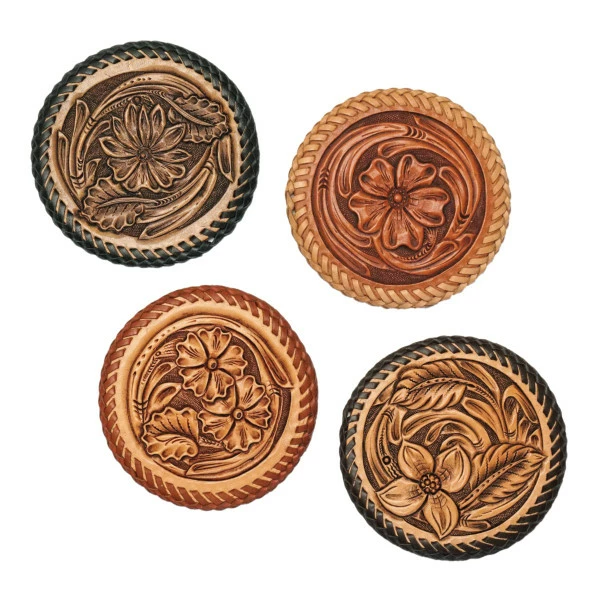 SLC CarveRite - Flowered Coasters 2 SLC CarveRite - Flowered Coasters - Image 2