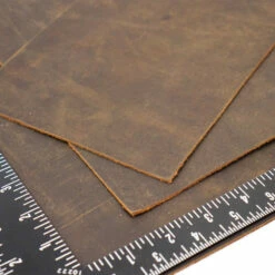 Zulu Suntan Oil Tan Pre-Cut 12"x 12" 6 Zulu Suntan Oil Tan Pre-Cut 12"x 12" -Leather Goods Sales Shop 100 0112.SLC .3