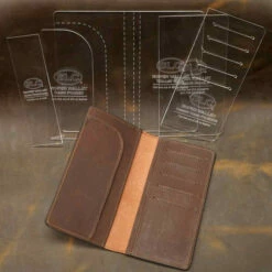 Acrylic Template - Roper Wallet 6 Acrylic Template - Roper Wallet -Leather Goods Sales Shop 100 0967.SLC .03
