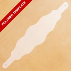 Thin Scallop Bronc Halter Blank Template