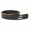 Double Hole Belt Blank - Brown Buffalo