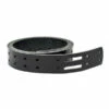 Double Hole Belt Blank - Black Buffalo