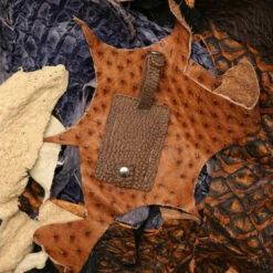 Fish, Fur, & Feathers Pieces Box -Leather Goods Sales Shop 100 2080.SLC .03