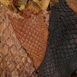 Fish, Fur, & Feathers Pieces Box -Leather Goods Sales Shop 100 2080.SLC .05