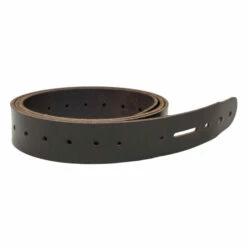 Single Hole Belt Blank - Buffalo Brown