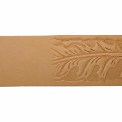 Name Space Strip, Embossed Oak Leaf -Leather Goods Sales Shop 100 456802.SLC .03