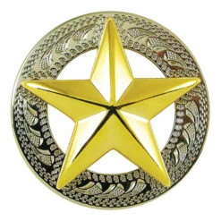 Concho,Star,3D,Sp/Gp,1-1/4"