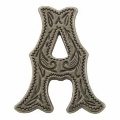 Letter,Alphabet,3/4",AntSlvr A