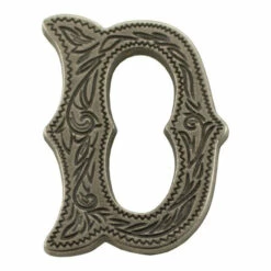 Letter,Alphabet,3/4",AntSlvr D