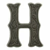 Letter,Alphabet,3/4",AntSlvr H