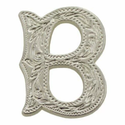 Letter,Alphabet,3/4",Silver B
