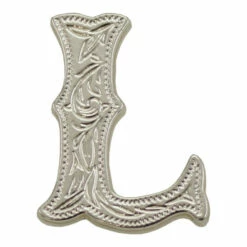Letter,Alphabet,3/4",Silver L