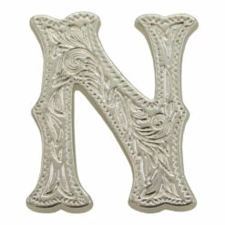 Letter,Alphabet,3/4",Silver N
