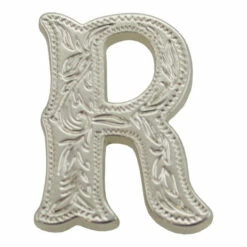 Letter,Alphabet,3/4",Silver R