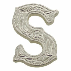 Letter,Alphabet,3/4",Silver S