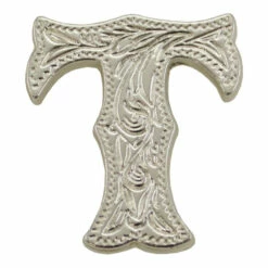Letter,Alphabet,3/4",Silver T