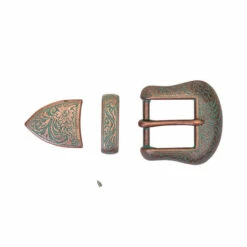 Western Floral Buckle Set