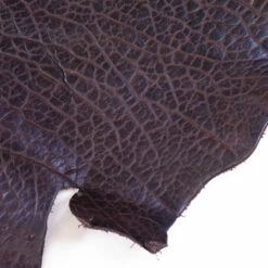 Shrunken Bison Sides - Chocolate 7 Shrunken Bison Sides - Chocolate -Leather Goods Sales Shop 118 100.SLC .3