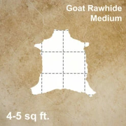 Goat Rawhide - Medium