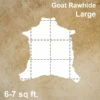 Goat Rawhide - Large