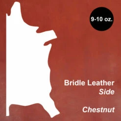 Side,Bridle,Chestnut, 9/10oz