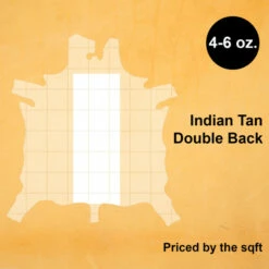 Indian Tan Double Back 4-6 Oz