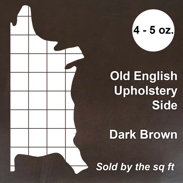 Old English Upholstery Sides - Dark Brown 4 Old English Upholstery Sides - Dark Brown - Image 4