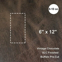 Buffalo Pre-Cut 6"x12", Vintage Chocolate