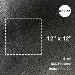 Buffalo Pre-Cut 12"x12", Black