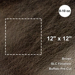 Buffalo Pre-Cut 12"x12", Brown