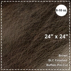 Buffalo Pre-Cut 24"x24", Brown
