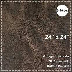 Buffalo Pre-Cut 24"x24", Vintage Chocolate