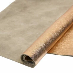 Milled Metallic Side - Rose Gold