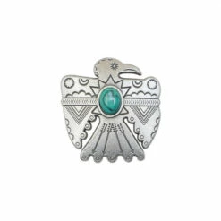 1 1/2" Thunderbird Concho - Nickel