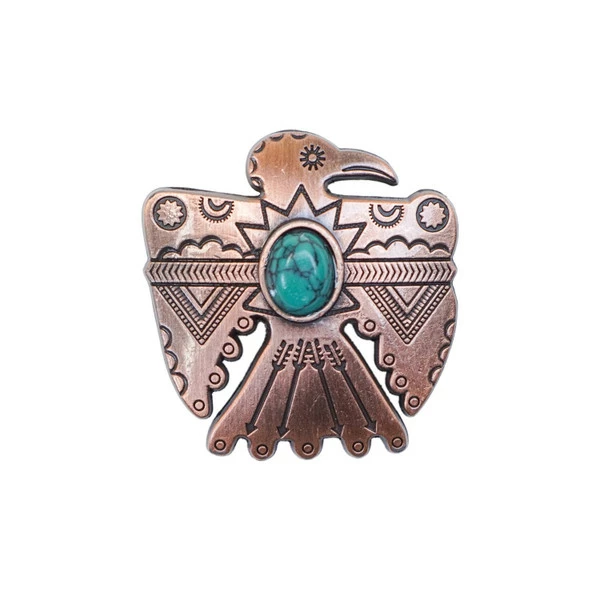 1 1/2" Thunderbird Concho - Copper 1 1 1/2" Thunderbird Concho - Copper