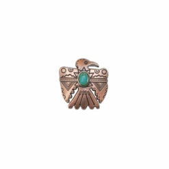 1 1/4" Thunderbird Concho - Copper