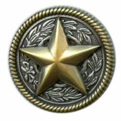 Concho,Star,RopeEdge,1-1/4"