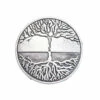 Antique Nickel Tree Of Life Concho