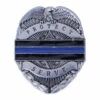 "Back The Blue" Police Screwback Concho 1-3/8"