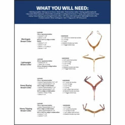 Horse Breast Collar Pattern 10 Horse Breast Collar Pattern -Leather Goods Sales Shop 144 10045.SLC2