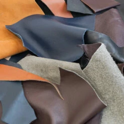 10lbs Premium Upholstery Scrap -Leather Goods Sales Shop 144 88810.SLC .3