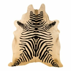 Rug, Cowhide, Full, Zebra - Black / White