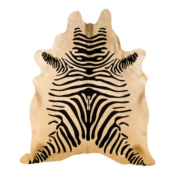 Rug, Cowhide, Full, Zebra - Black / White 1 Rug, Cowhide, Full, Zebra - Black / White