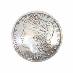 Morgan Dollar Head Concho, 1-1/2"
