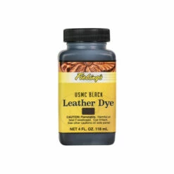 Fiebings Leather Dye - USMC Black, 4 Oz