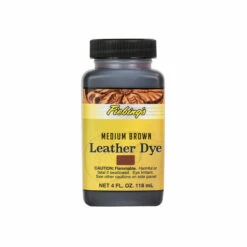 Fiebings Leather Dye - Med Brown, 4 Oz