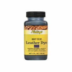 Fiebings Leather Dye - Navy Blue, 4 Oz